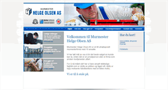 Desktop Screenshot of helge-olsen.no